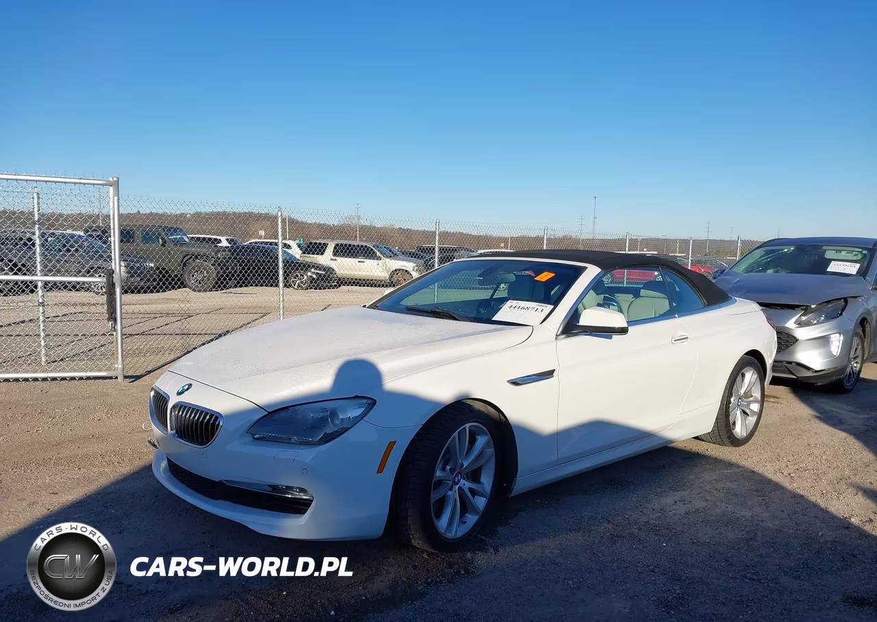 2012 BMW 640I VIN:WBALW7C56CC618564 - 2