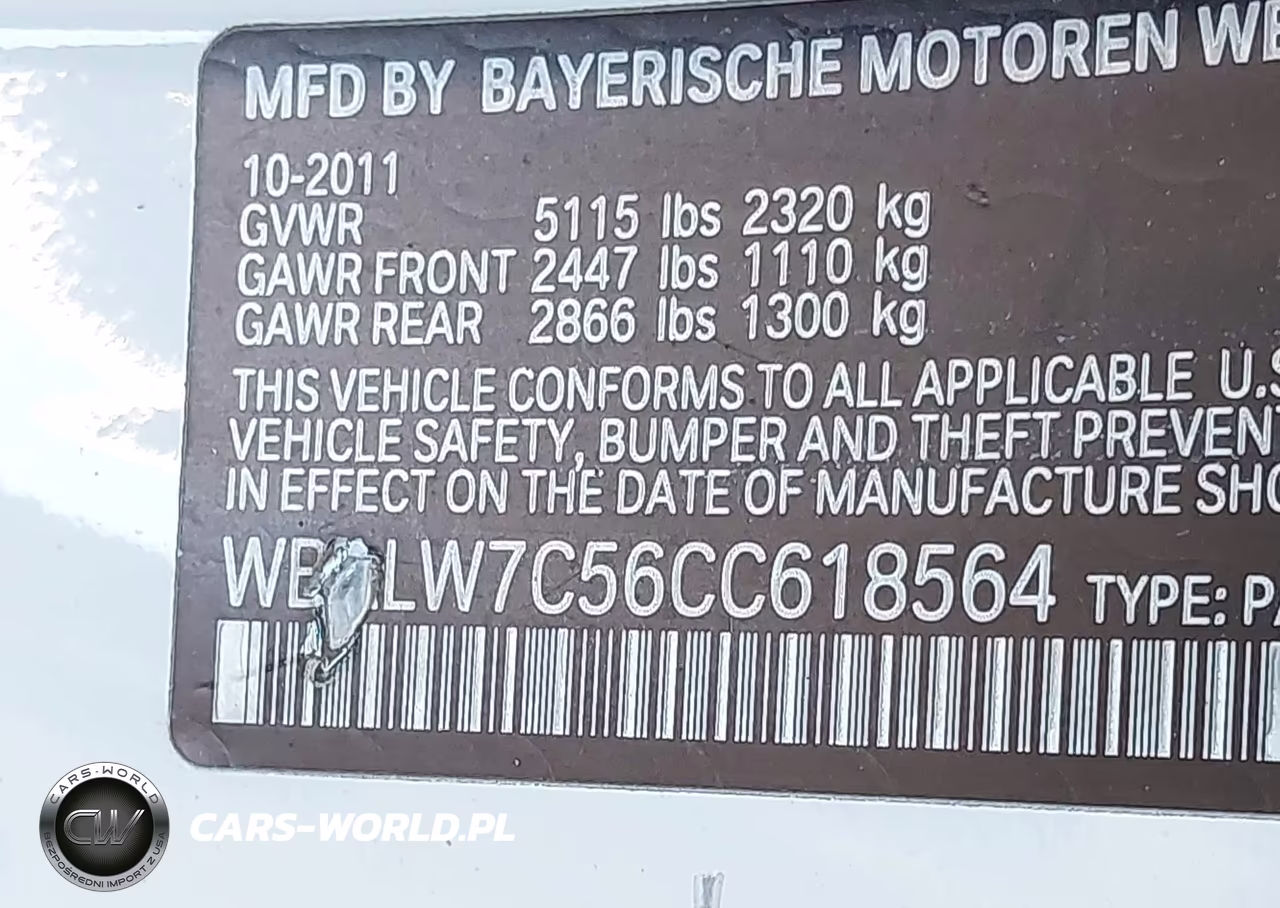 2012 BMW 640I VIN:WBALW7C56CC618564 - 9