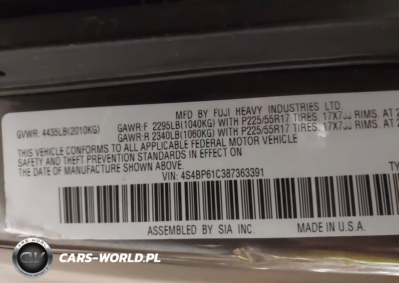 2008 Subaru Outback 2.5I-2.5I L.l. Bean Edition VIN:4S4BP61C387363391 - 9