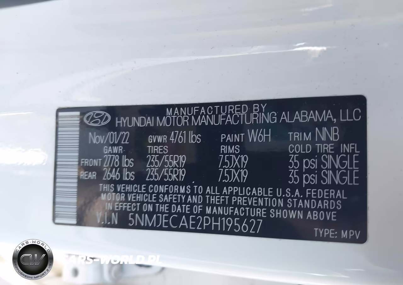 2023 Hyundai Tucson Limited VIN:5NMJECAE2PH195627 - 9