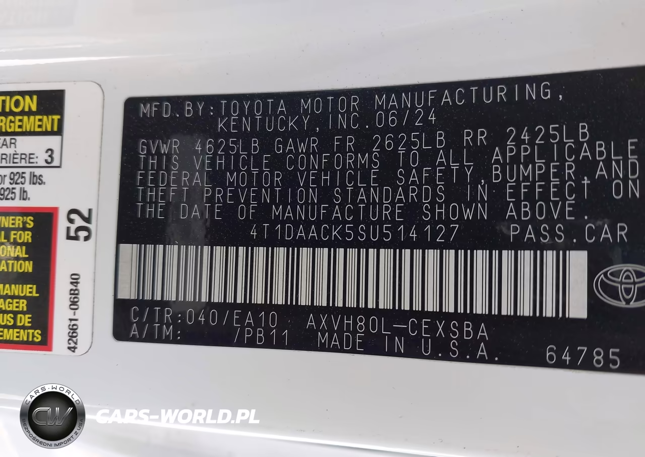 2025 Toyota Camry Se VIN:4T1DAACK5SU514127 - 9
