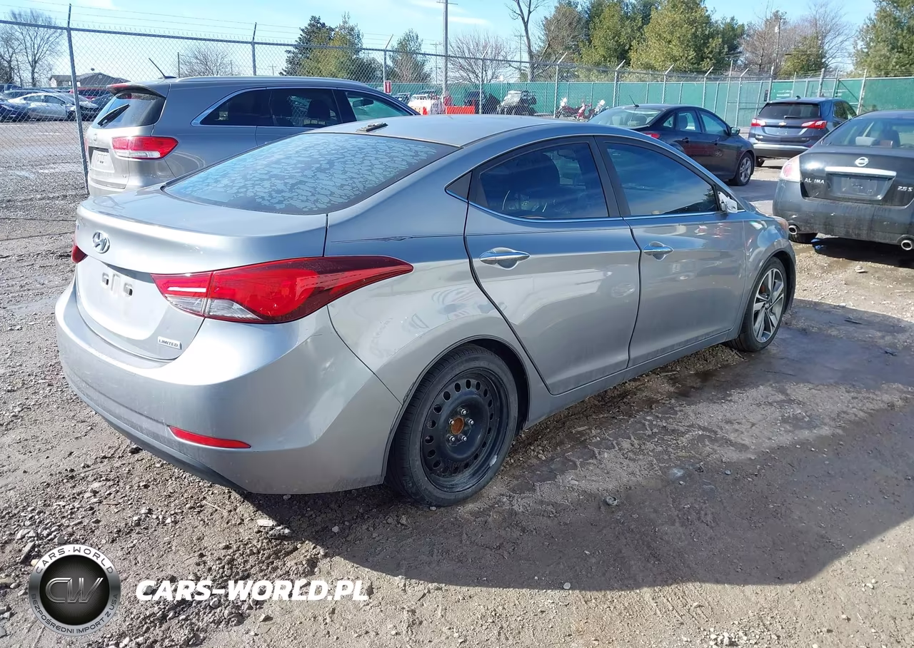 2015 Hyundai Elantra Limited VIN:KMHDH4AE4FU377665 - 4