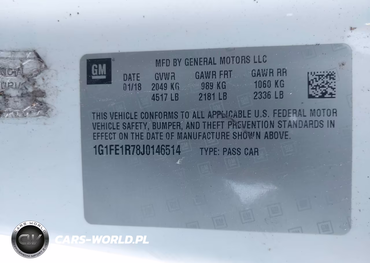 2018 Chevrolet Camaro 1Ss VIN:1G1FE1R78J0146514 - 9