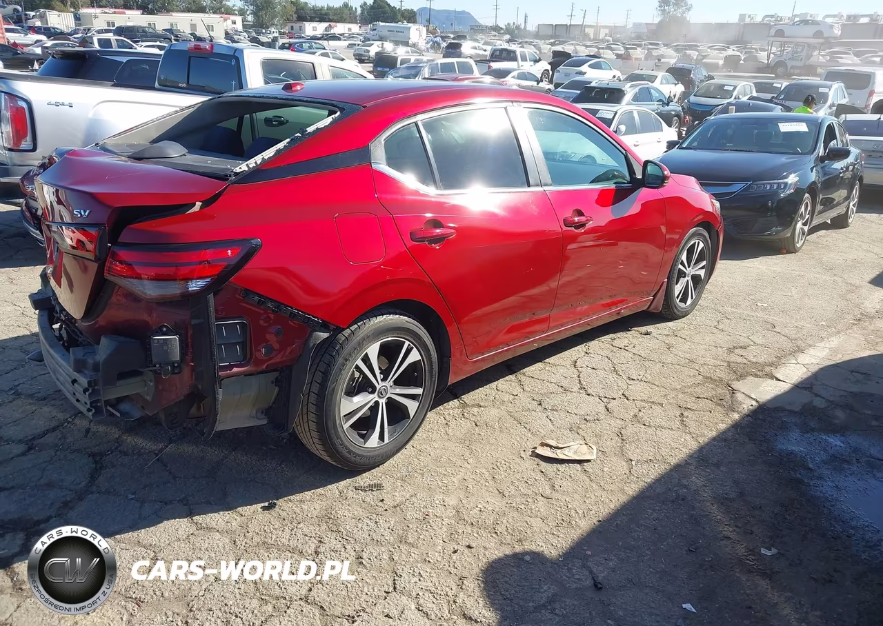 2020 Nissan Sentra Sv Xtronic Cvt VIN:3N1AB8CVXLY272346 - 4