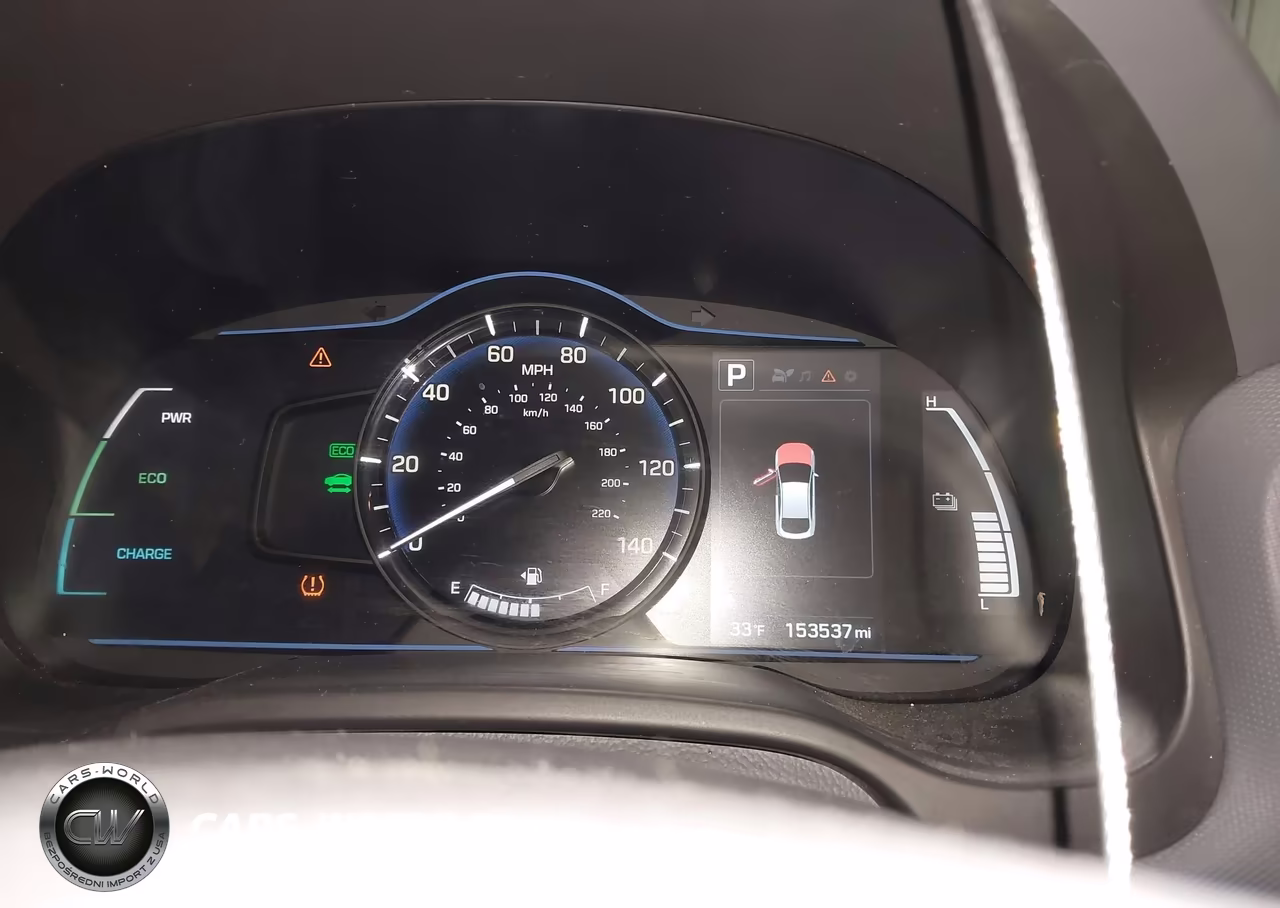 2017 Hyundai Ioniq Hybrid Blue VIN:KMHC65LC3HU025022 - 16