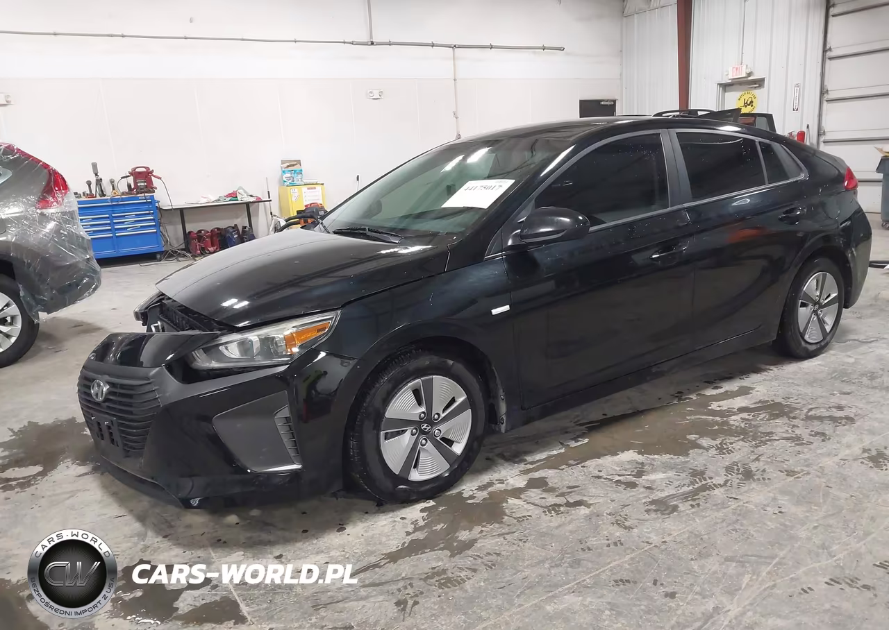 2017 Hyundai Ioniq Hybrid Blue VIN:KMHC65LC3HU025022 - 2
