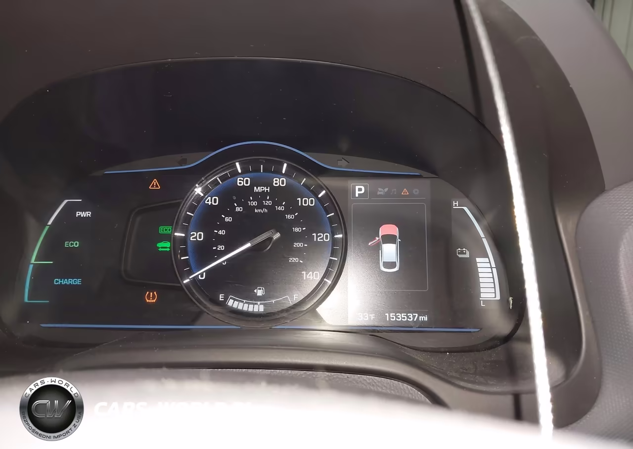 2017 Hyundai Ioniq Hybrid Blue VIN:KMHC65LC3HU025022 - 7