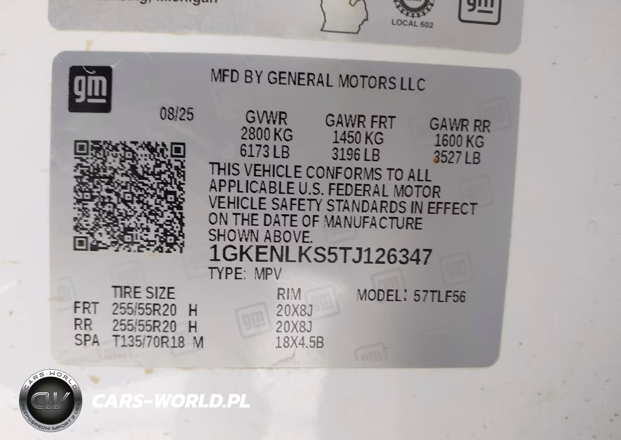 2026 GMC Acadia Denali Fwd VIN:1GKENLKS5TJ126347 - 9