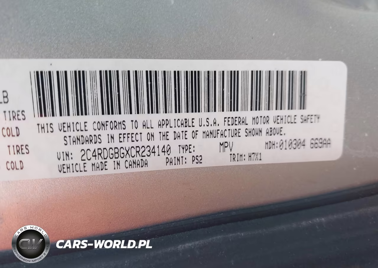 2012 Dodge Grand Caravan Se-Avp VIN:2C4RDGBGXCR234140 - 9