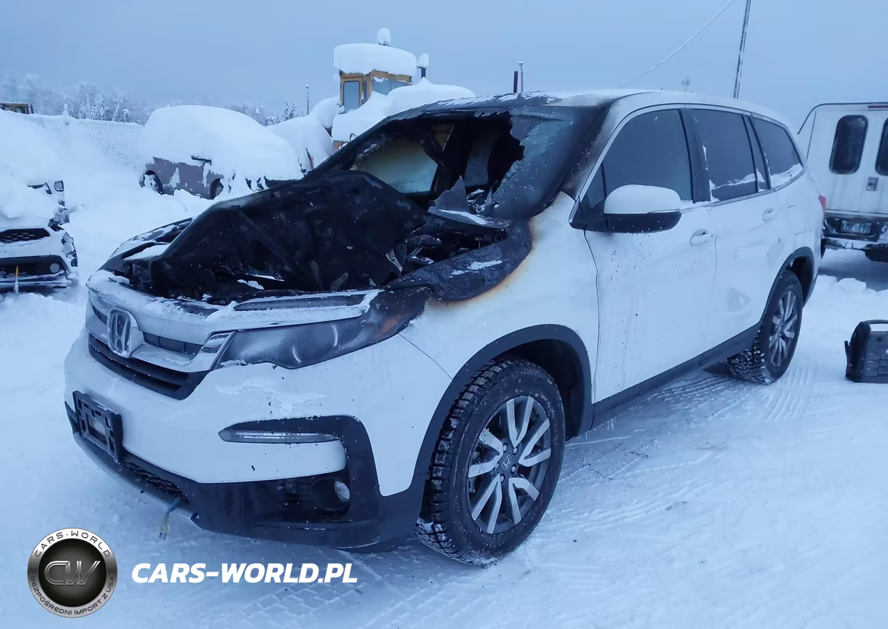 2021 Honda Pilot Awd Ex-L VIN:5FNYF6H57MB101256 - 2