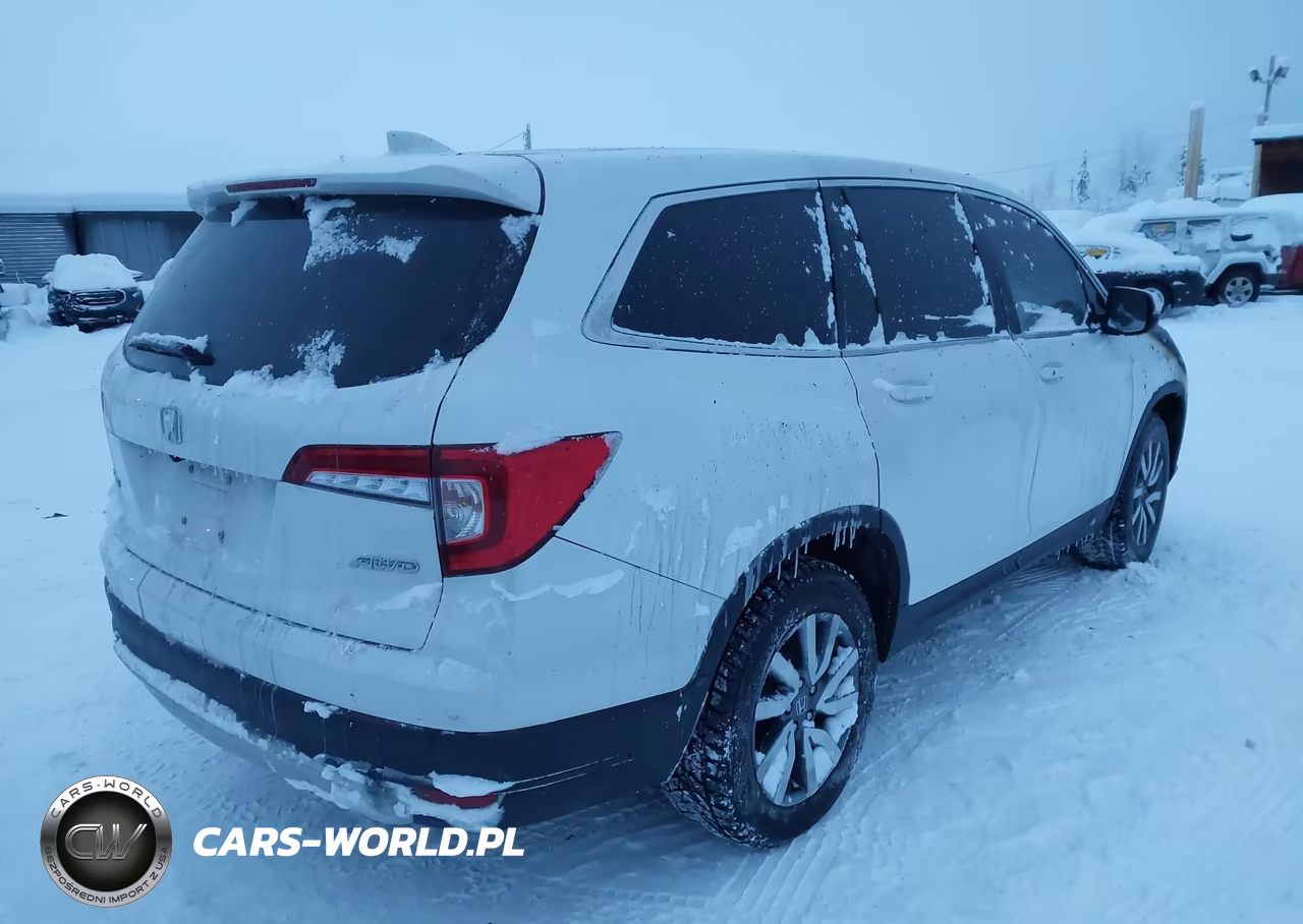 2021 Honda Pilot Awd Ex-L VIN:5FNYF6H57MB101256 - 4