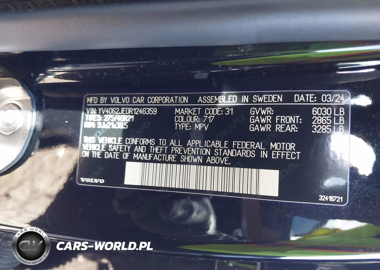 2024 Volvo Xc90 B6 Plus Bright Theme 6-Seater VIN:YV4062JE0R1246359 - 9
