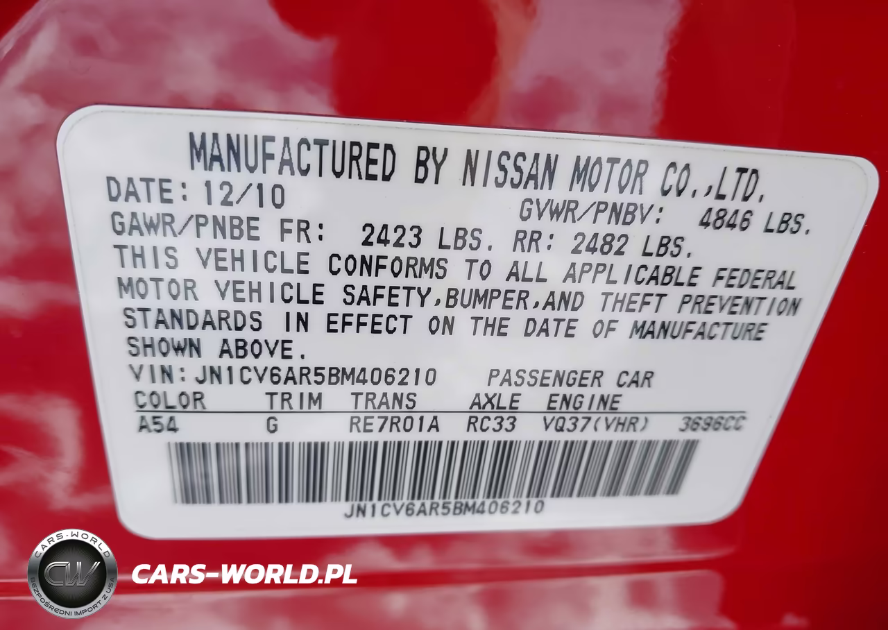 2011 Infiniti G37X VIN:JN1CV6AR5BM406210 - 9