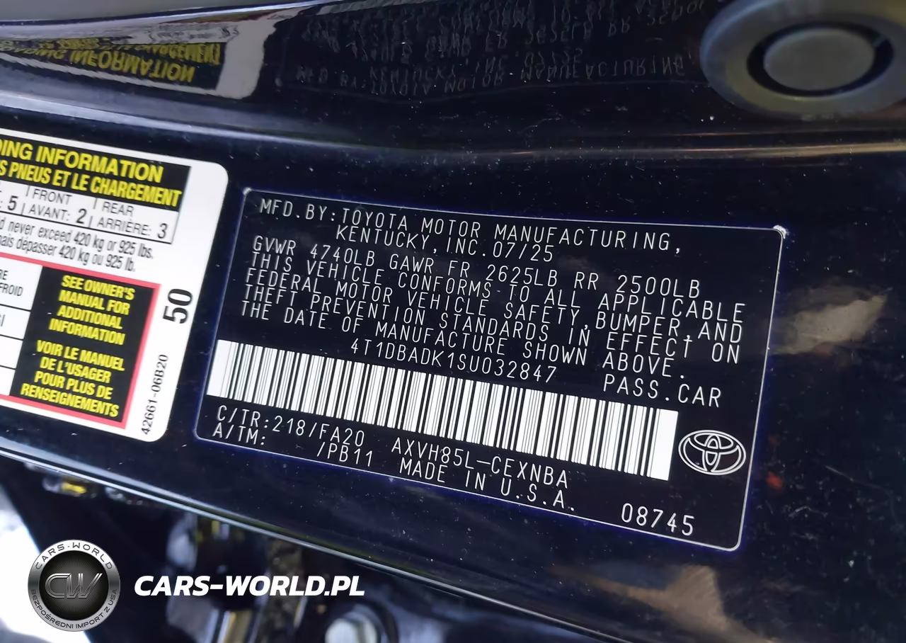 2025 Toyota Camry Le VIN:4T1DBADK1SU032847 - 9