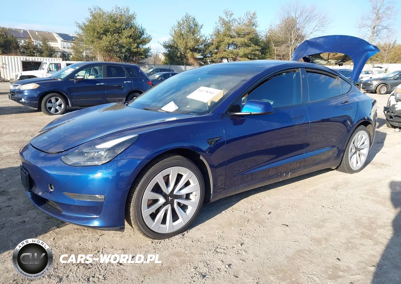 2022 Tesla Model 3 Long Range Dual Motor All-Wheel Drive VIN:5YJ3E1EB7NF111507 - 2