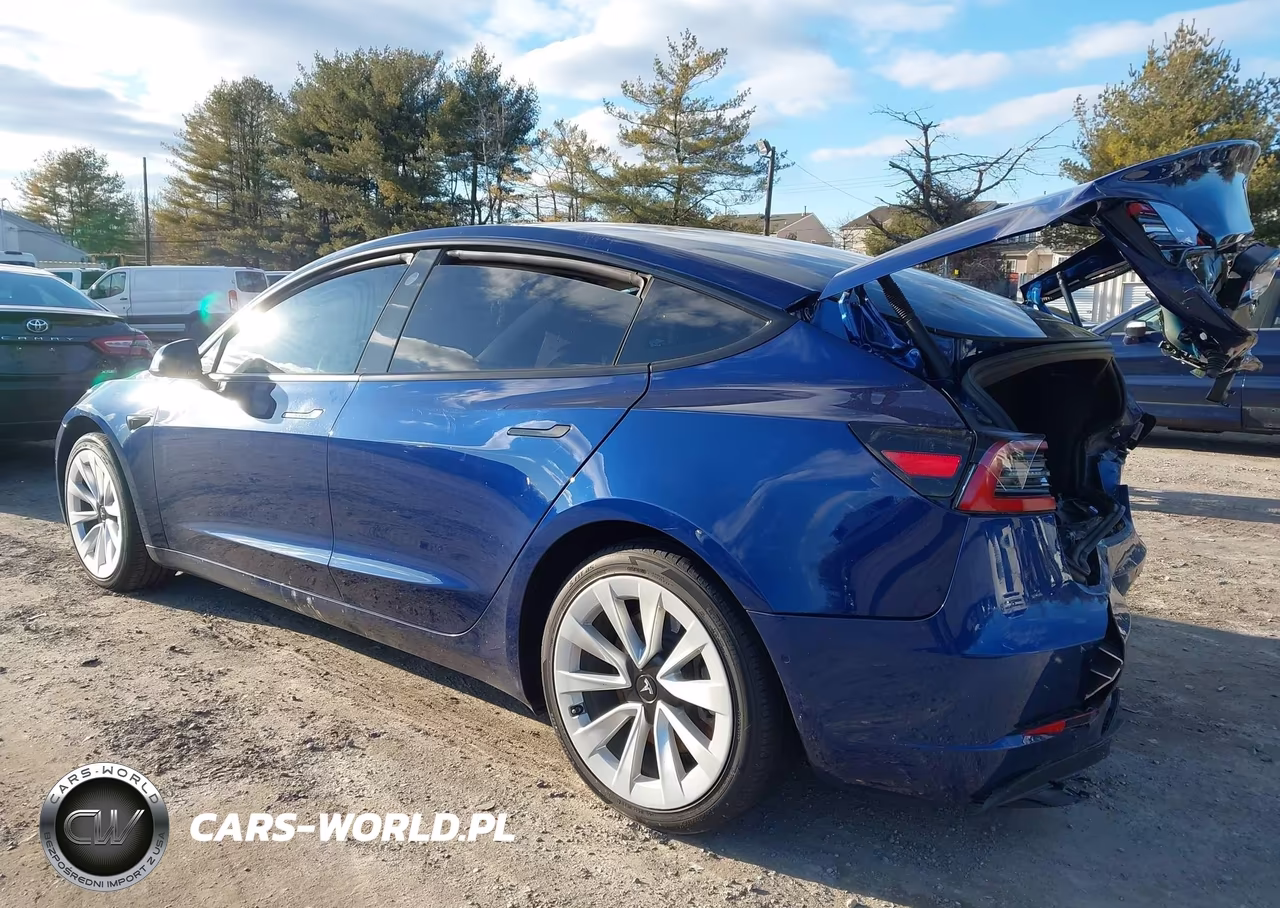 2022 Tesla Model 3 Long Range Dual Motor All-Wheel Drive VIN:5YJ3E1EB7NF111507 - 3