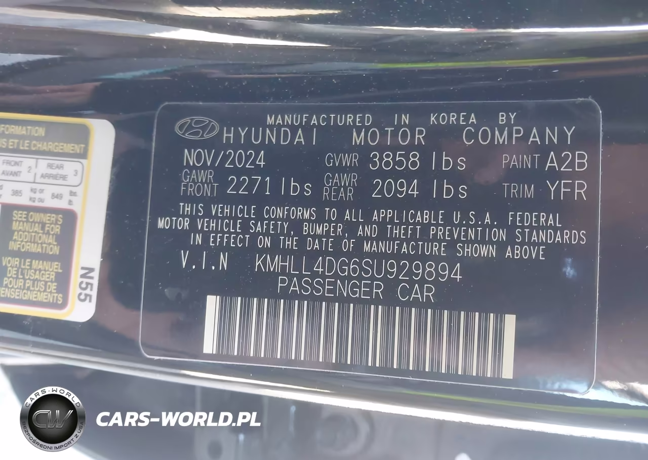 2025 Hyundai Elantra Se VIN:KMHLL4DG6SU929894 - 9