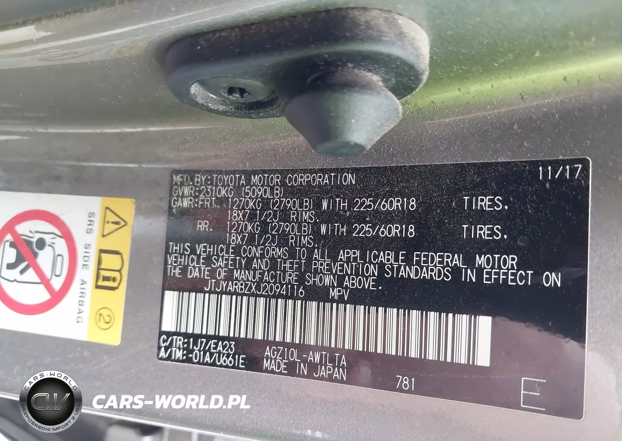2018 Lexus Nx 300 VIN:JTJYARBZXJ2094116 - 9