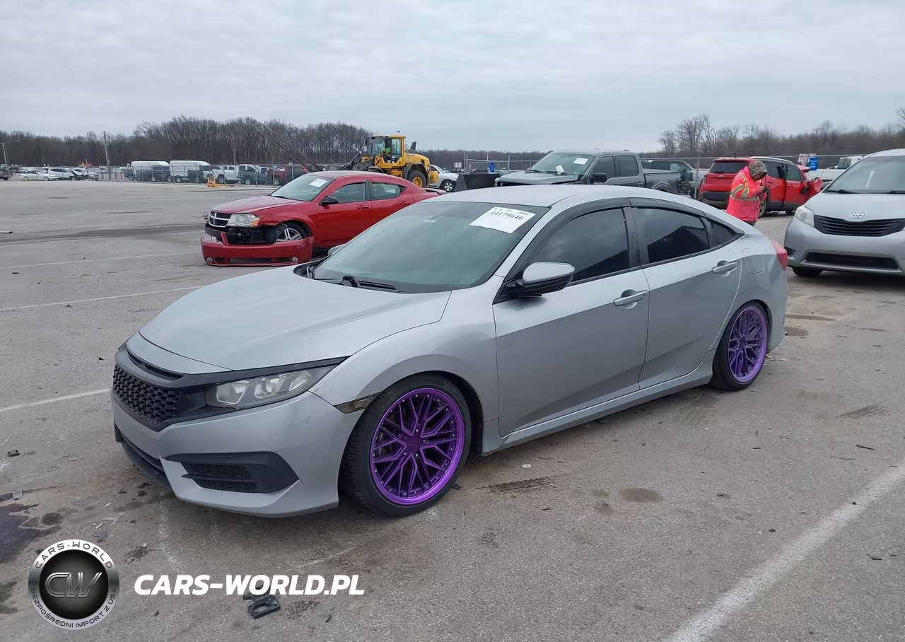 2016 Honda Civic Lx VIN:19XFC2E57GE025433 - 2