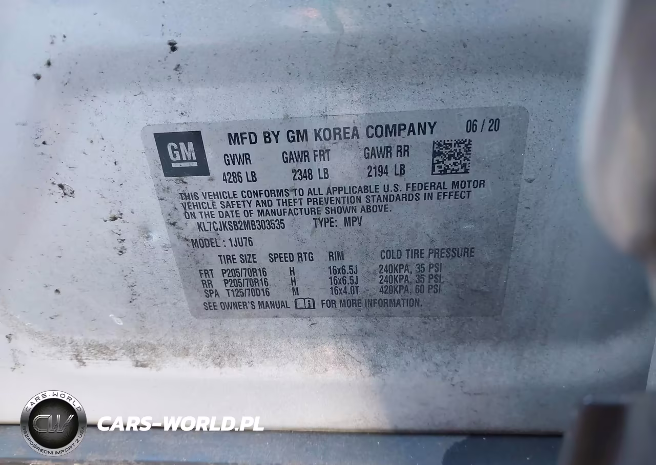 2021 Chevrolet Trax Fwd Ls VIN:KL7CJKSB2MB303535 - 9