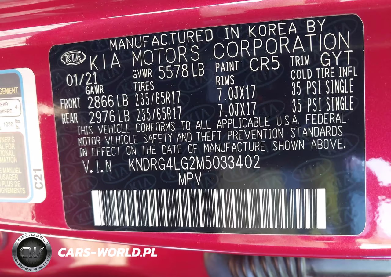 2021 Kia Sorento Hybrid S VIN:KNDRG4LG2M5033402 - 9