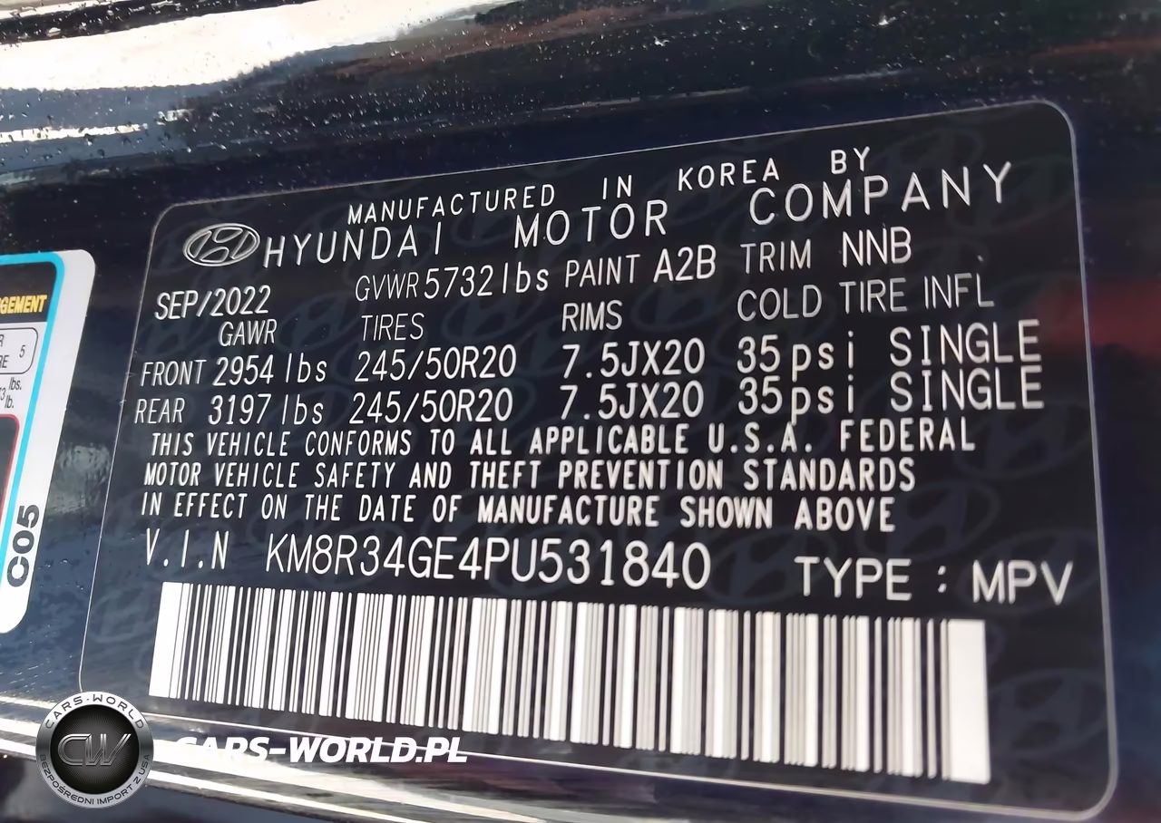 2023 Hyundai Palisade Xrt VIN:KM8R34GE4PU531840 - 9