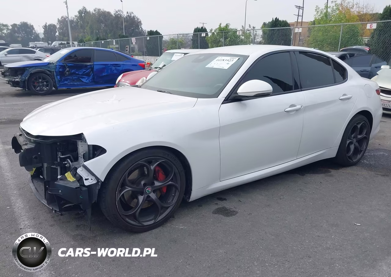2018 Alfa Romeo Giulia Ti Sport Rwd VIN:ZARFAECNXJ7564913 - 2