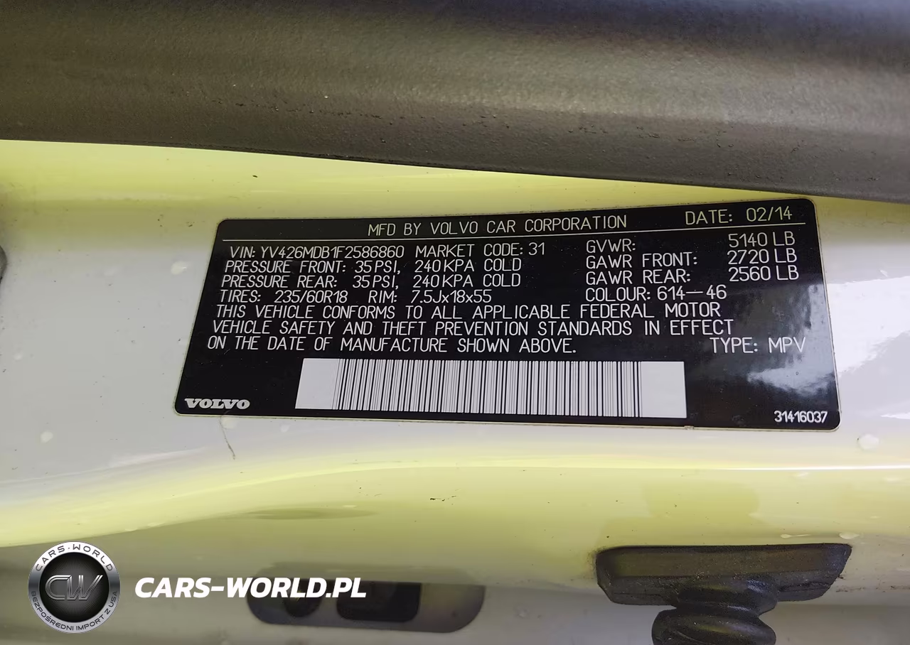 2015 Volvo Xc60 T5 Premier VIN:YV426MDB1F2586860 - 9