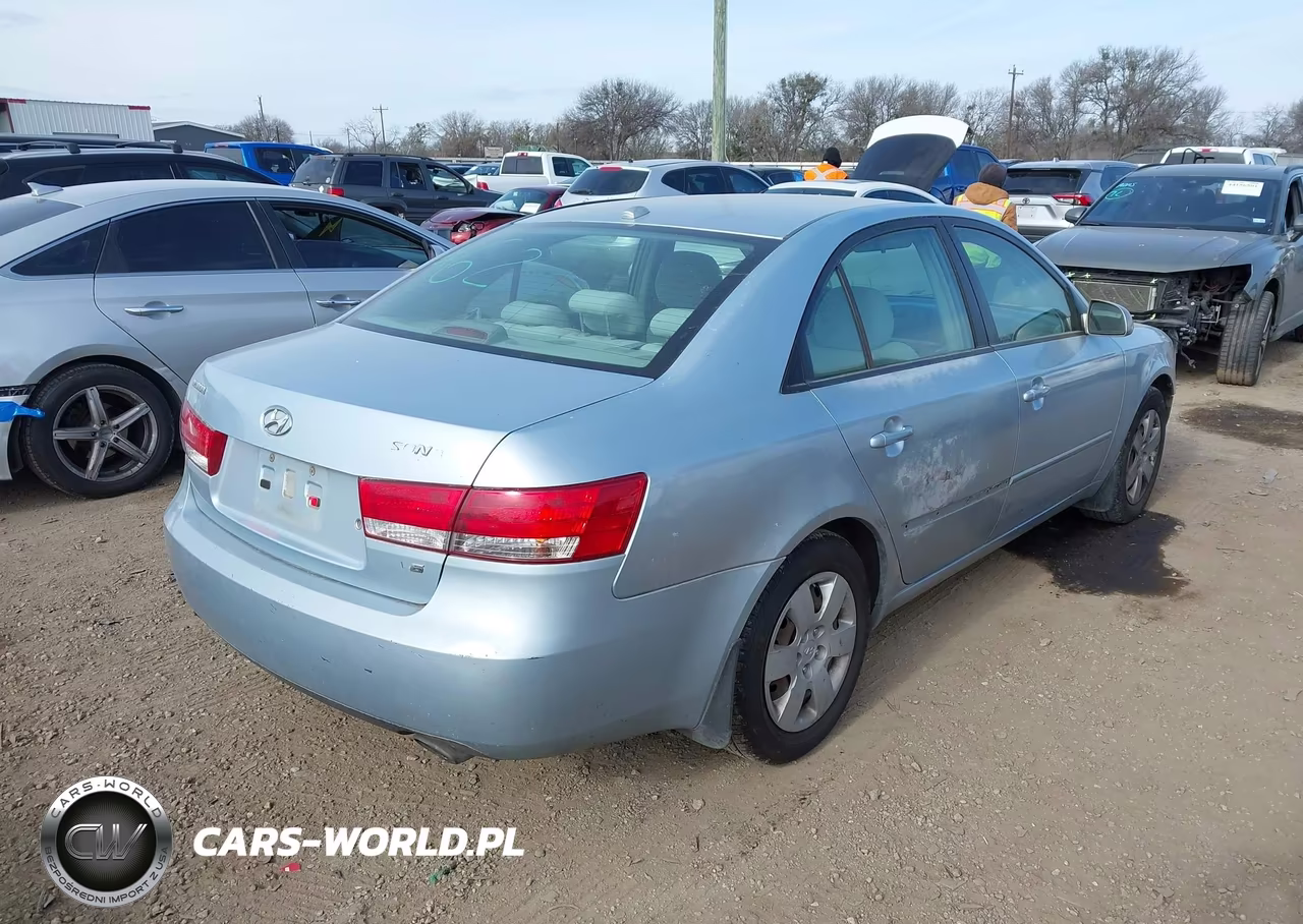 2008 Hyundai Sonata Gls V6 VIN:5NPET46F28H360238 - 4