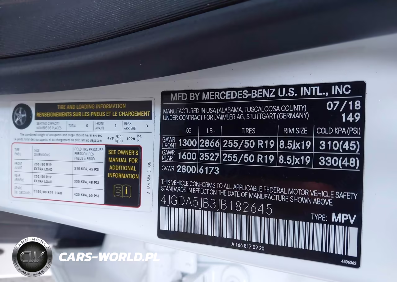 2018 Mercedes-Benz Gle 350 VIN:4JGDA5JB3JB182645 - 9