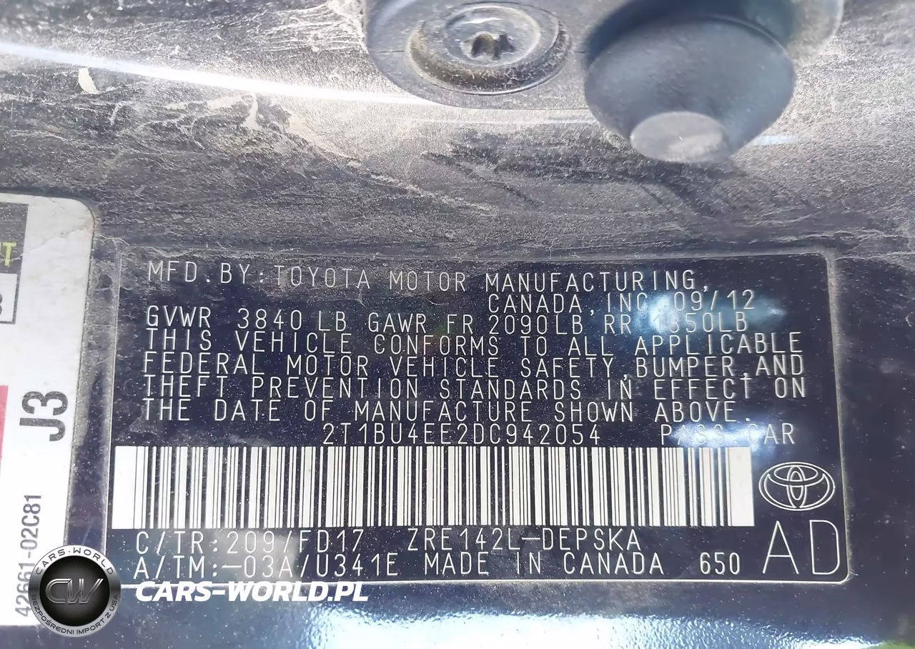 2013 Toyota Corolla S VIN:2T1BU4EE2DC942054 - 9