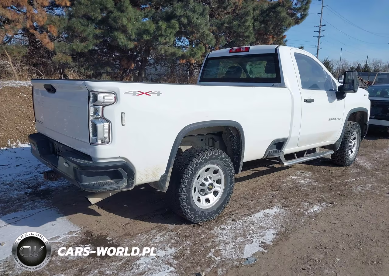 2021 Chevrolet Silverado 3500Hd 4Wd Long Bed Wt VIN:1GC3YSE73MF103570 - 4