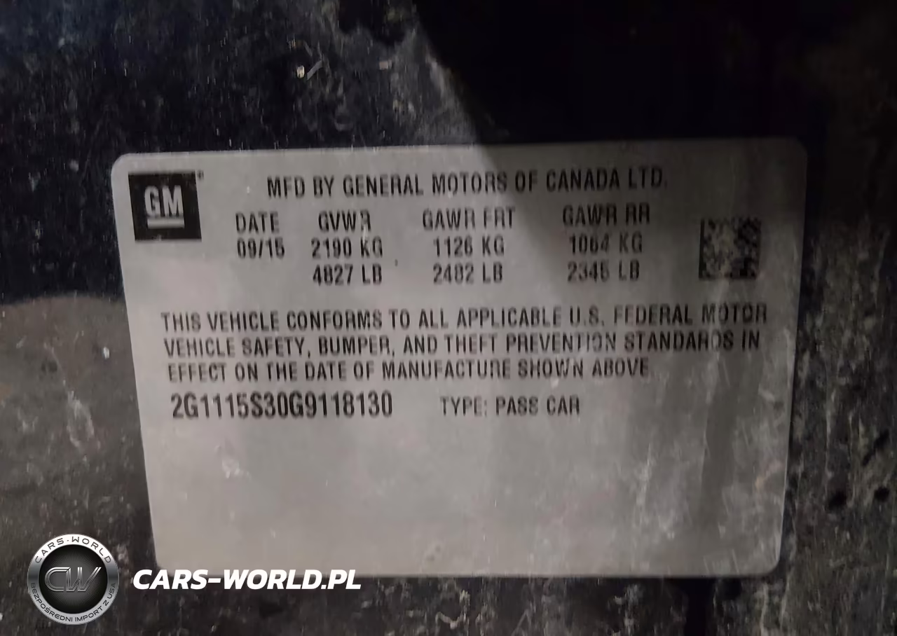 2016 Chevrolet Impala 2Lt VIN:2G1115S30G9118130 - 9