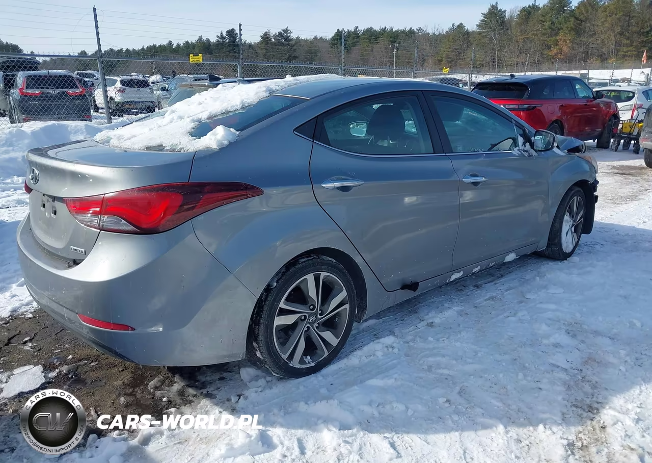 2015 Hyundai Elantra Limited VIN:KMHDH4AE8FU424695 - 4