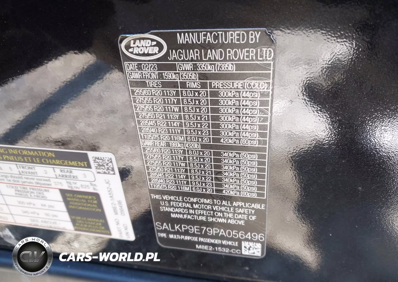 2023 Land Rover Range Rover P530 Se VIN:SALKP9E79PA056496 - 9