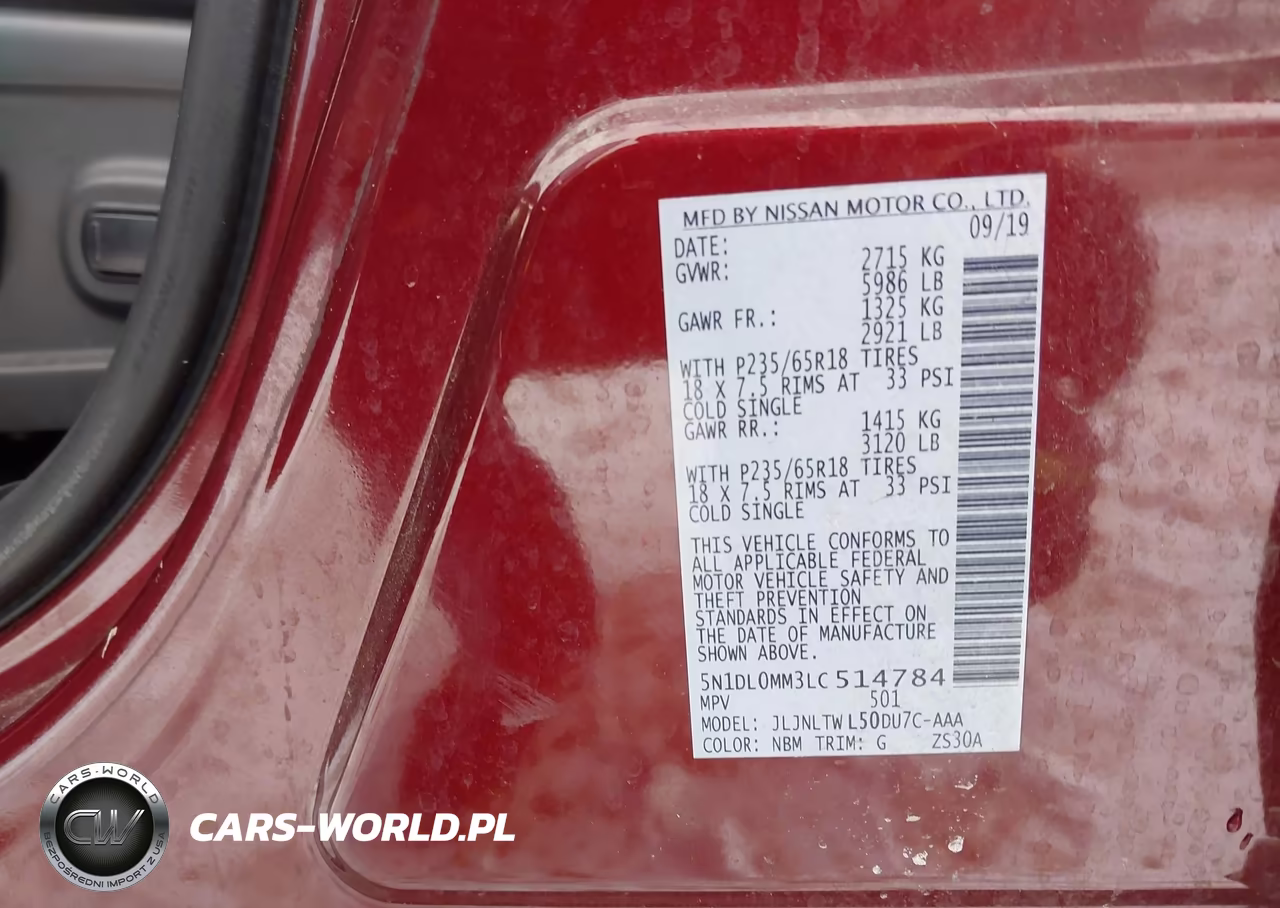 2020 Infiniti Qx60 Luxe Awd VIN:5N1DL0MM3LC514784 - 9