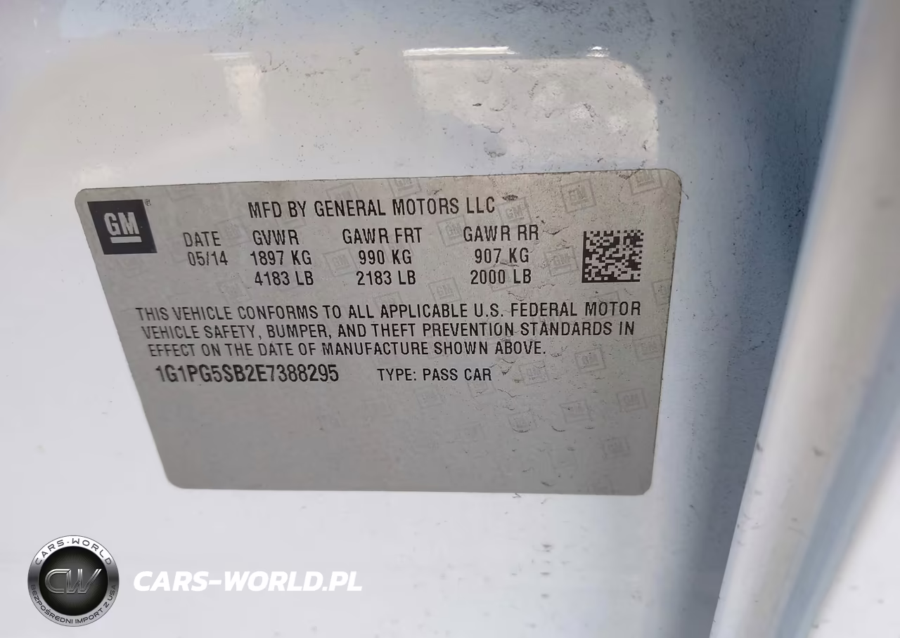 2014 Chevrolet Cruze Ltz VIN:1G1PG5SB2E7388295 - 9