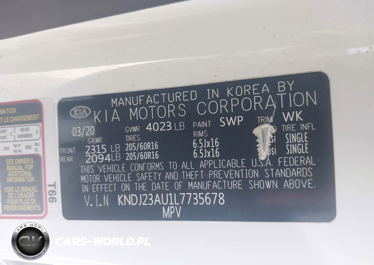 2020 Kia Soul S VIN:KNDJ23AU1L7735678 - 9
