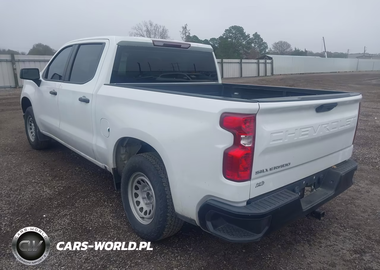 2022 Chevrolet Silverado 1500 4Wd Short Bed Wt VIN:3GCUDAED9NG540764 - 3