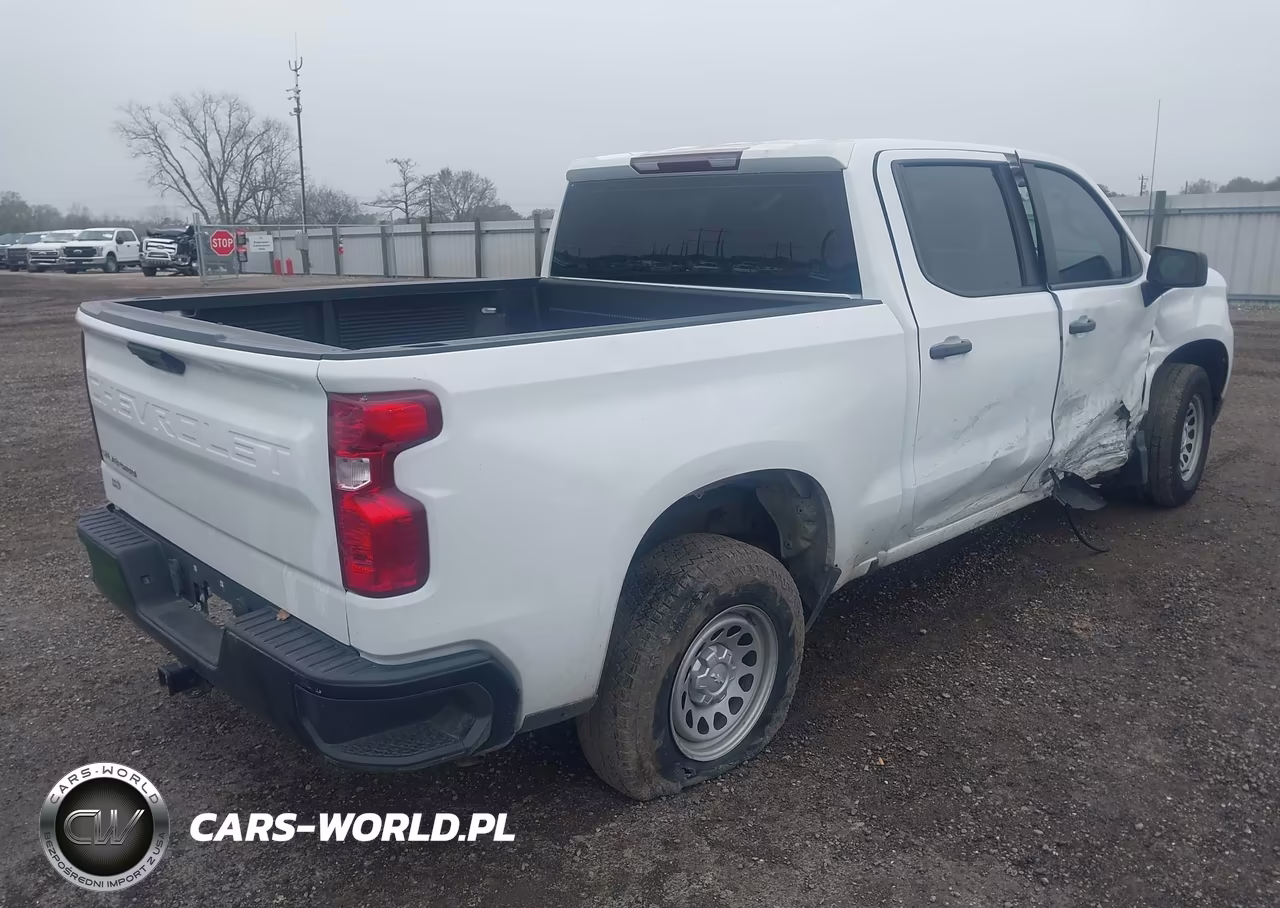 2022 Chevrolet Silverado 1500 4Wd Short Bed Wt VIN:3GCUDAED9NG540764 - 4