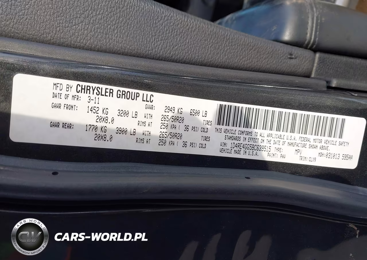 2011 Dodge Durango Crew VIN:1D4RE4GG5BC639515 - 9