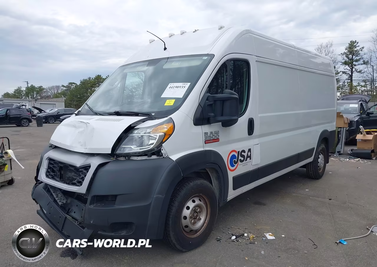 2021 Ram Promaster 2500 High Roof 159 Wb VIN:3C6LRVDG9ME542466 - 2