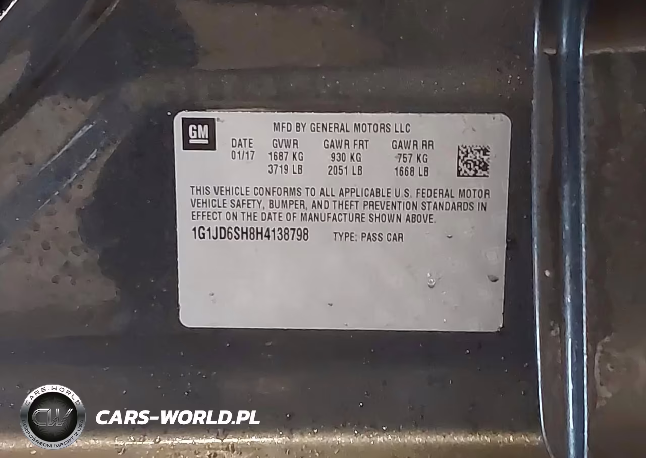 2017 Chevrolet Sonic Lt Auto VIN:1G1JD6SH8H4138798 - 9