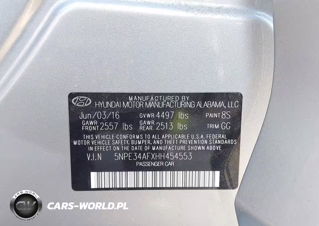 2017 Hyundai Sonata Limited VIN:5NPE34AFXHH454553 - 9