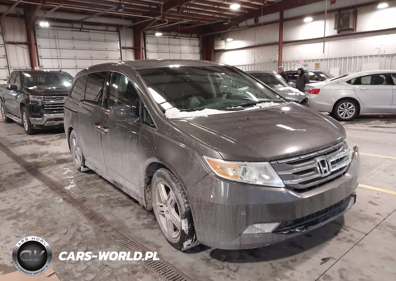 2013 Honda Odyssey Touring-Touring Elite VIN:5FNRL5H93DB015176 - 1