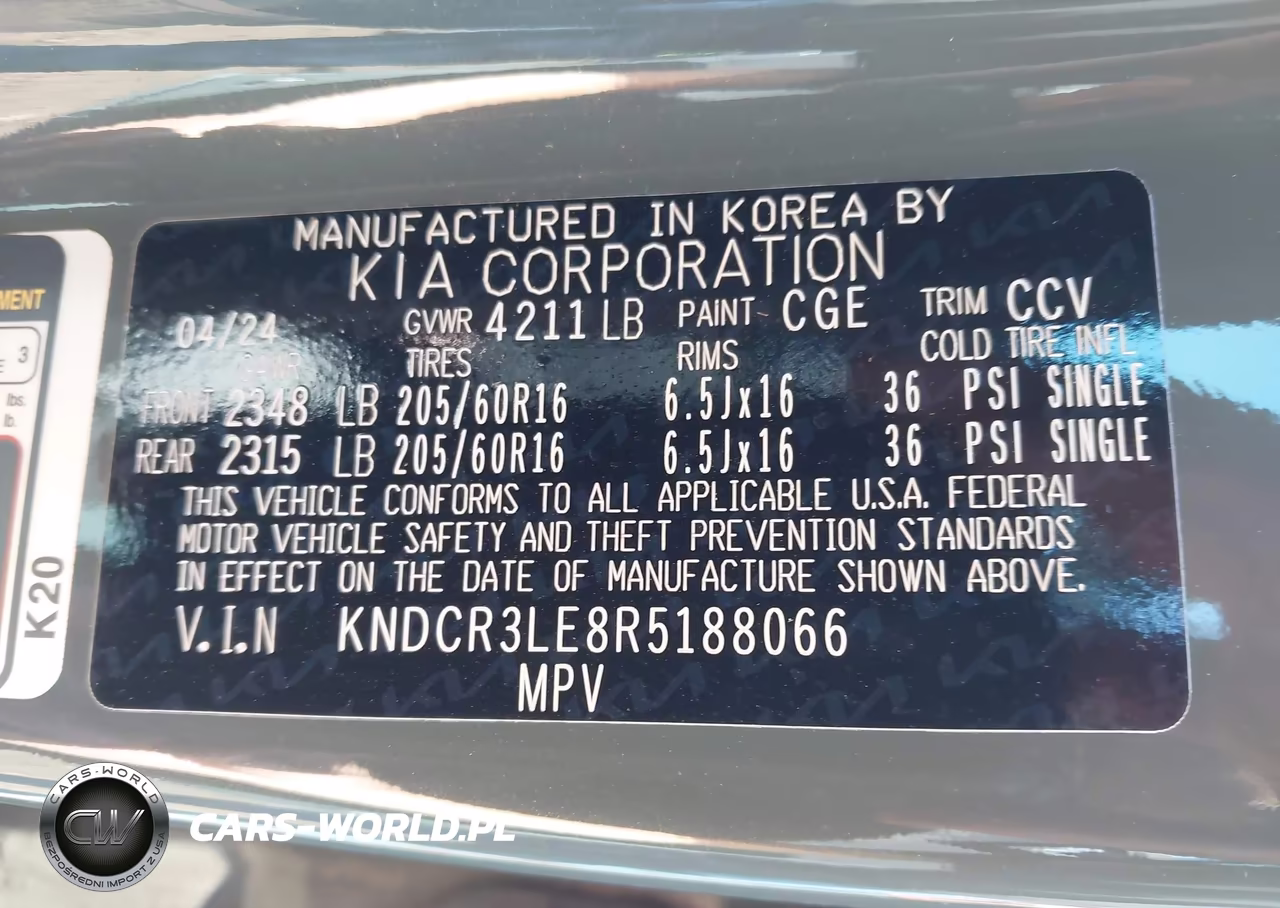 2024 Kia Niro Ex VIN:KNDCR3LE8R5188066 - 9