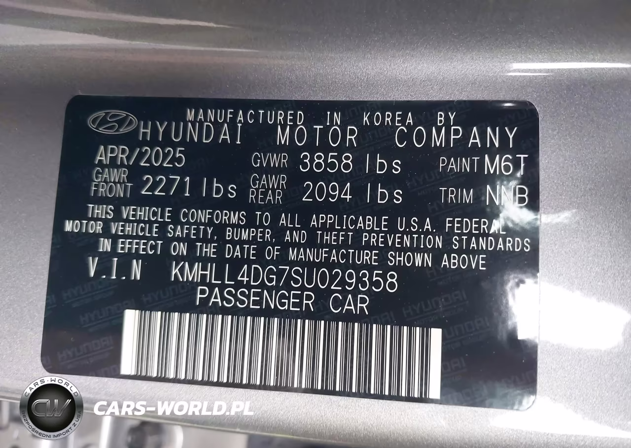 2025 Hyundai Elantra Se VIN:KMHLL4DG7SU029358 - 9