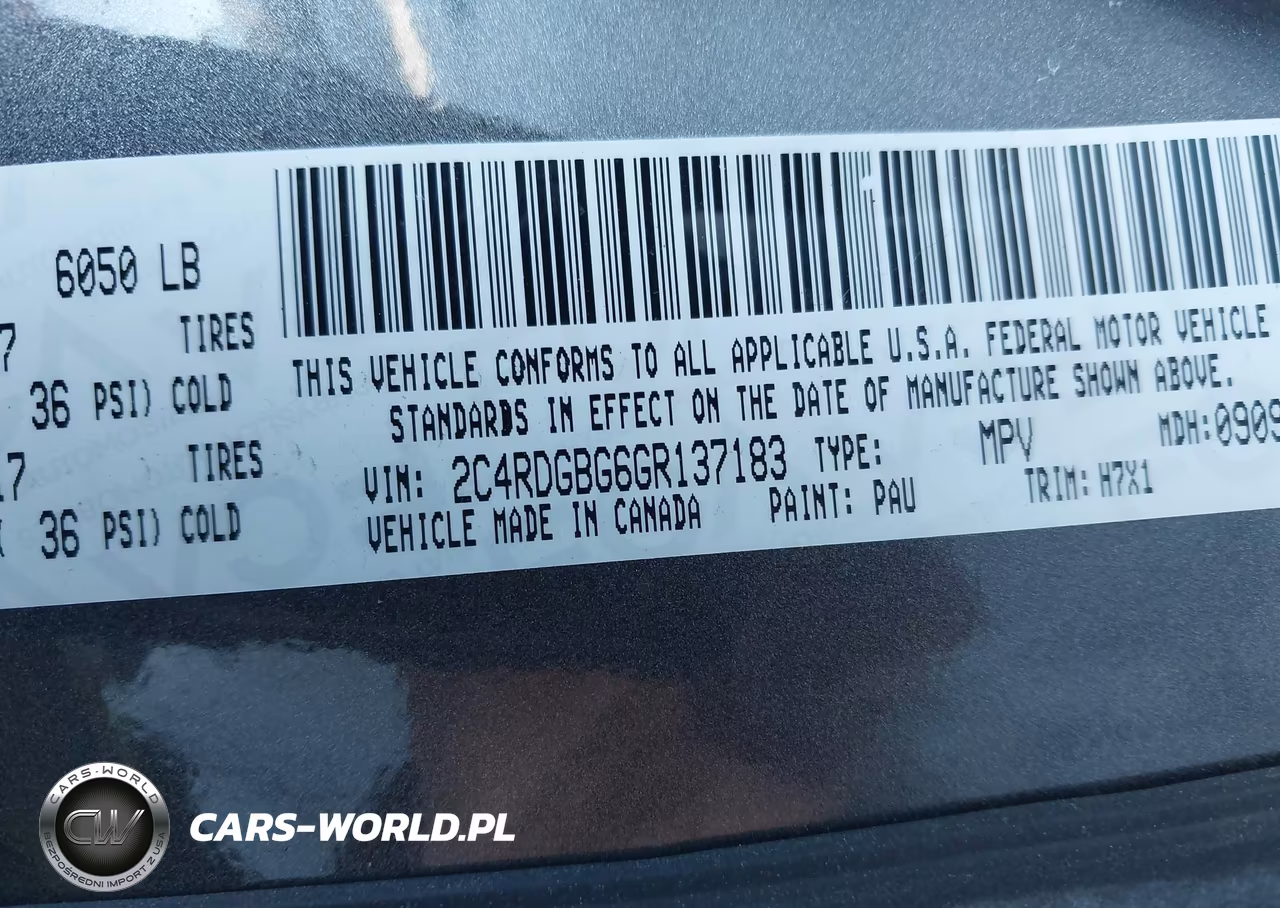 2016 Dodge Grand Caravan Se VIN:2C4RDGBG6GR137183 - 9