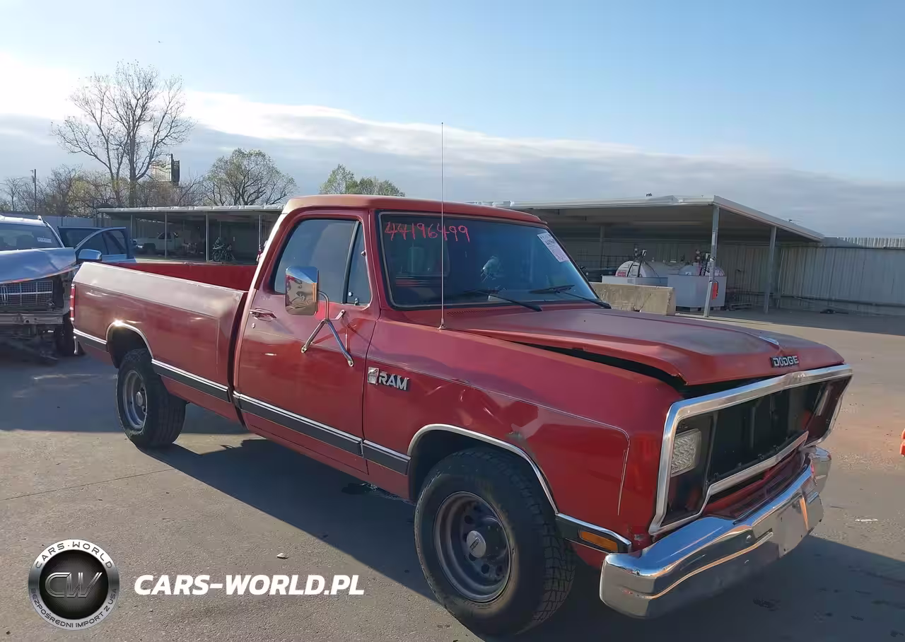 1987 Dodge D-Series D100