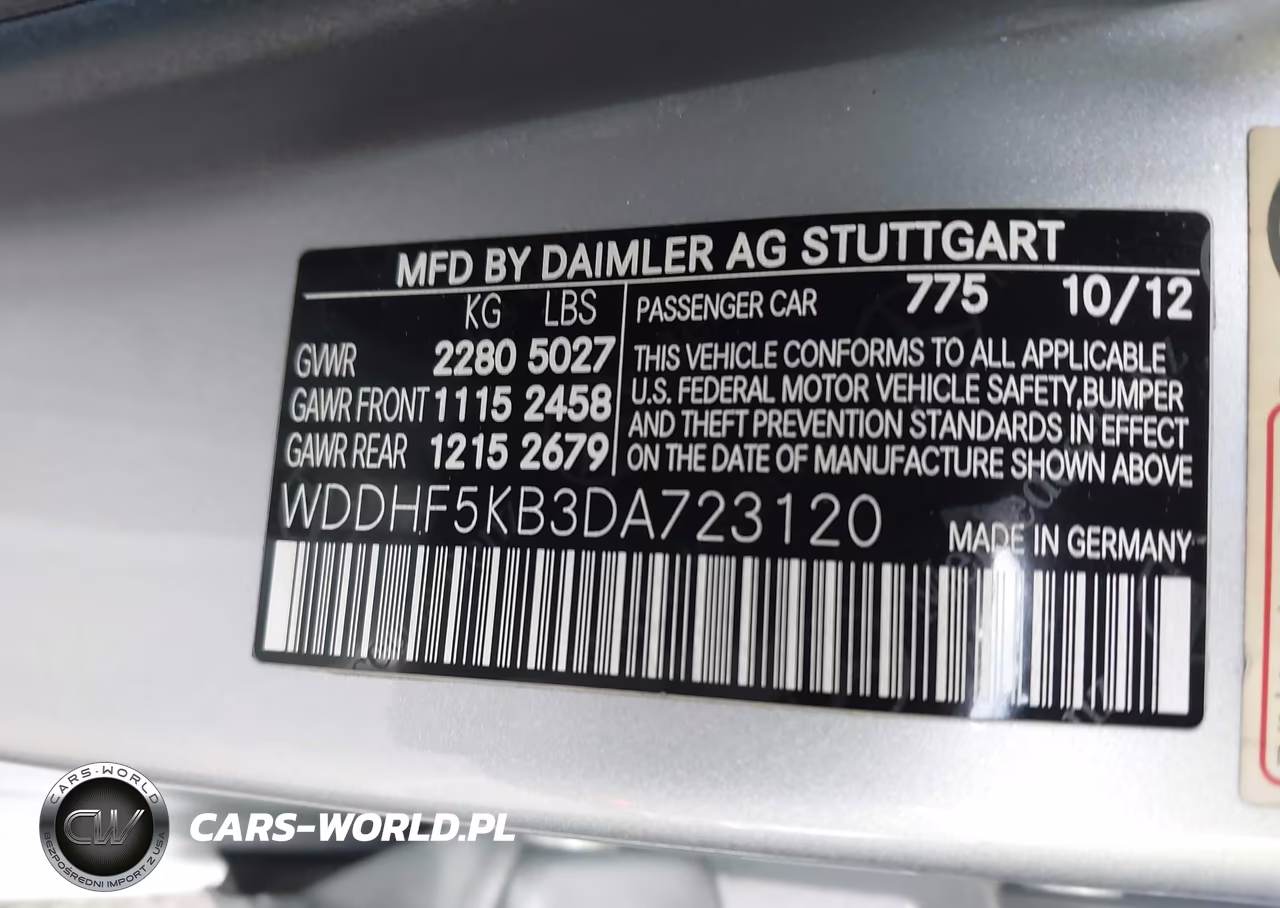2013 Mercedes-Benz E 350 VIN:WDDHF5KB3DA723120 - 9